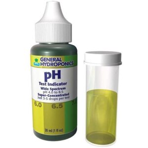 General Hydroponics pH Test Kit pH 4-8.5, 30 ml