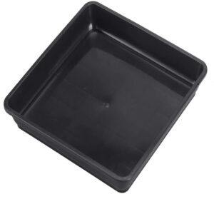Πιάτο τετράγωνο 21x21cm (μαύρο)