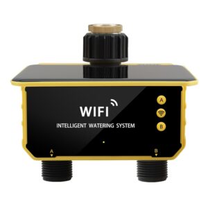 WiFi Ηλιακός Χρονοδιακόπτης Ποτίσματος με 2 Εξόδους
